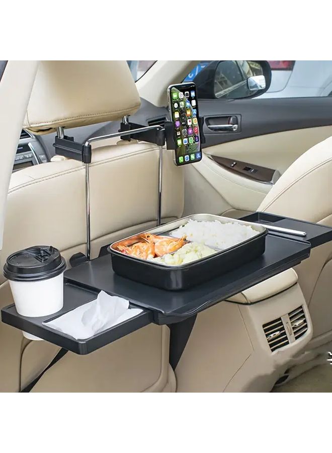 Versatile Car Steering Wheel Desk Tray Laptop Holder Durable ABS Material Fits Most Vehicles 1pc - Image 1